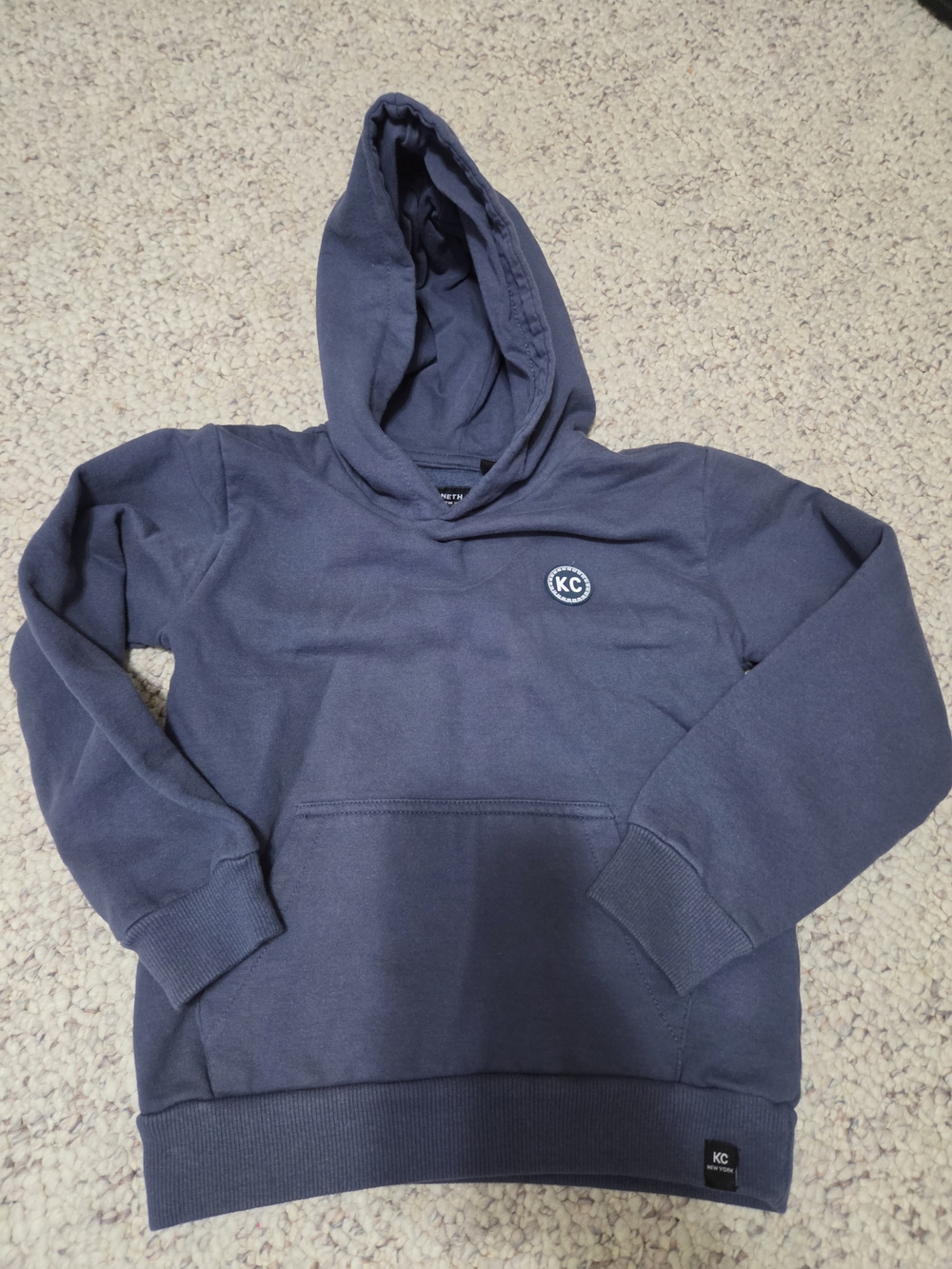 Kenneth Cole Navy Blue Kids Hoodie with KC Patch